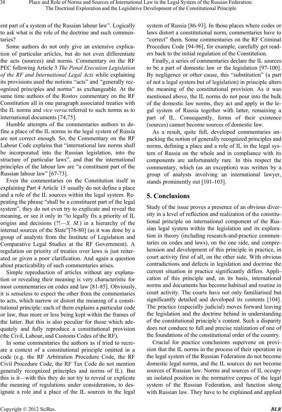 Sources of international law. System of sources of international law 90 Sources of international law. System of sources of international law 79