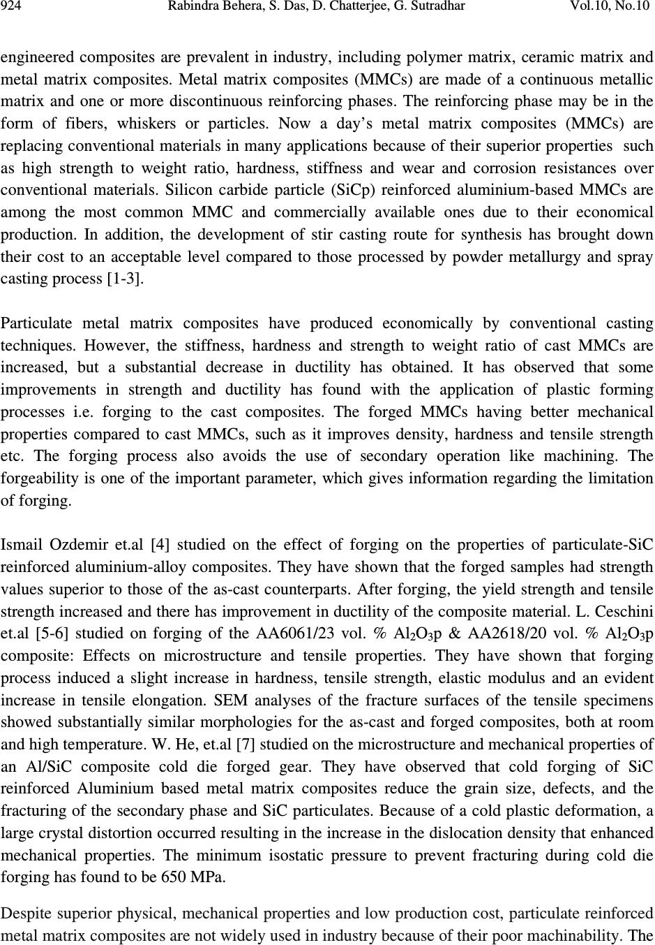 Phd thesis on metal matrix composites