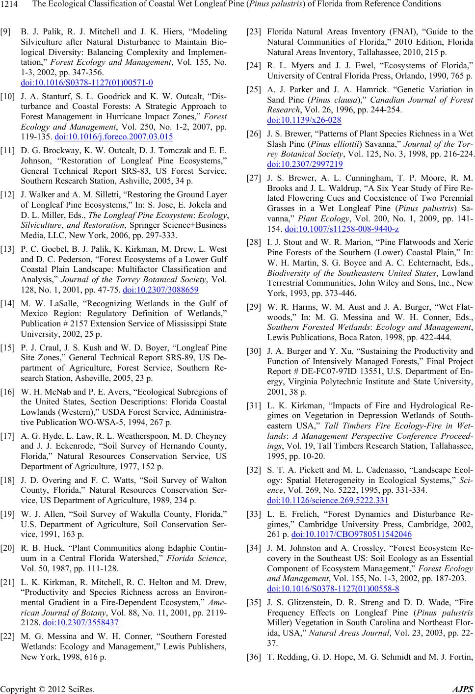 forest ecology and management 276 Special issue of forest ecology and management, which focuses on a manipulative experiment (the canopy trimming experiment, cte. forest ecology and management 276 Special issue of forest ecology and management, which focuses on a manipulative experiment (the canopy trimming experiment, cte.