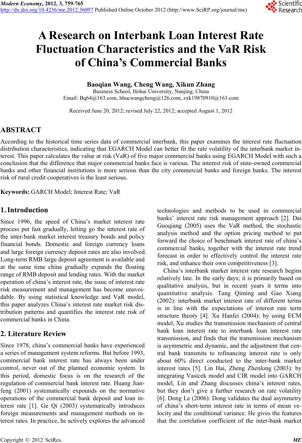 Commercial paper rate research
