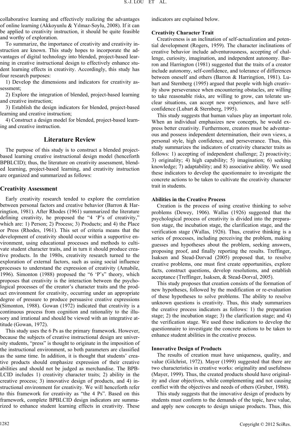 blended instruction research paper blended instruction research paper