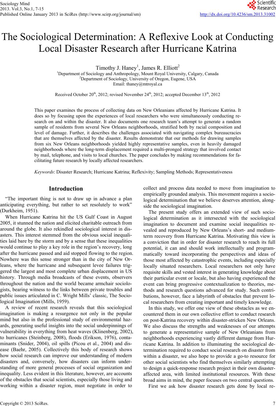 hurricane research paper