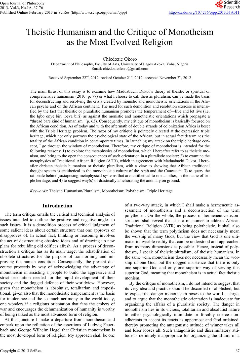 the diversity of ethical monotheism the diversity of ethical monotheism