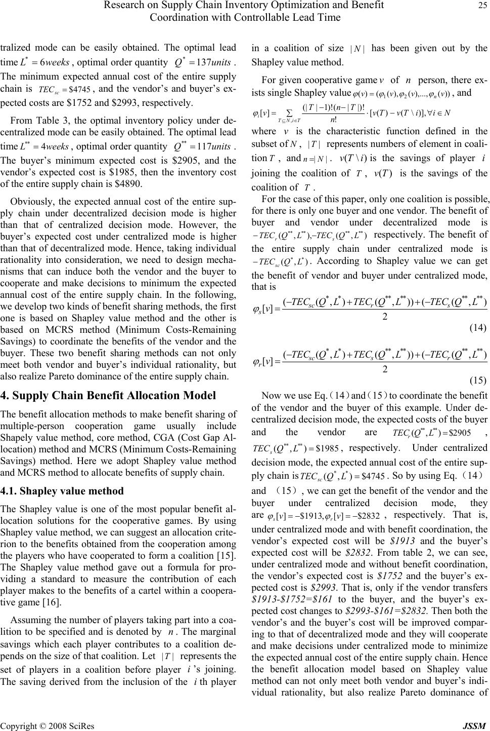 supply chain optimization - research paper supply chain optimization - research paper