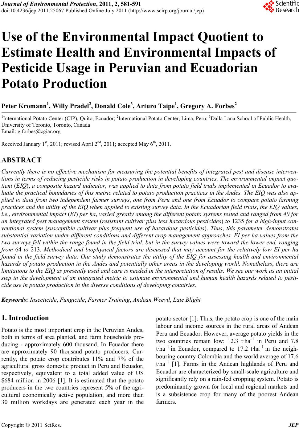Indiscriminate use of fertilizers and pesticides essay