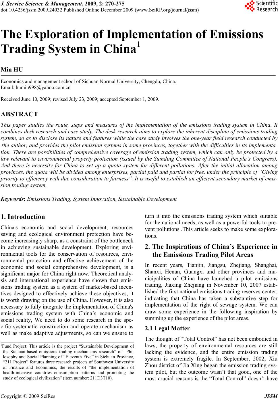 China emissions trading system