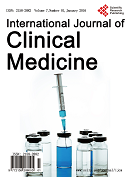 International Journal of Clinical Medicine