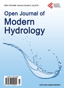 Open Journal of Modern Hydrology