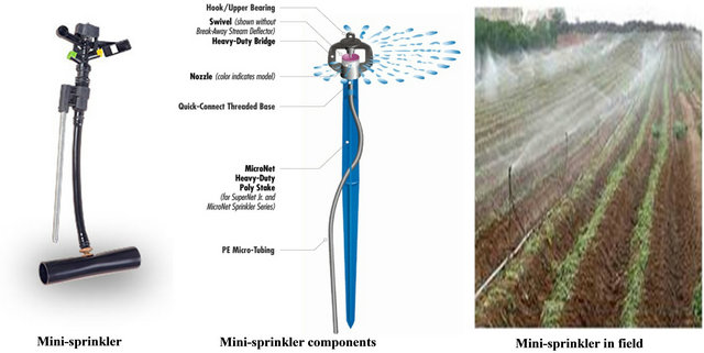 Using Automation Controller System And Simulation Program For Min Sprinkler Irrigation System