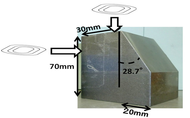 Study of Material Evaluation Probe Using a Longitudinal Wave