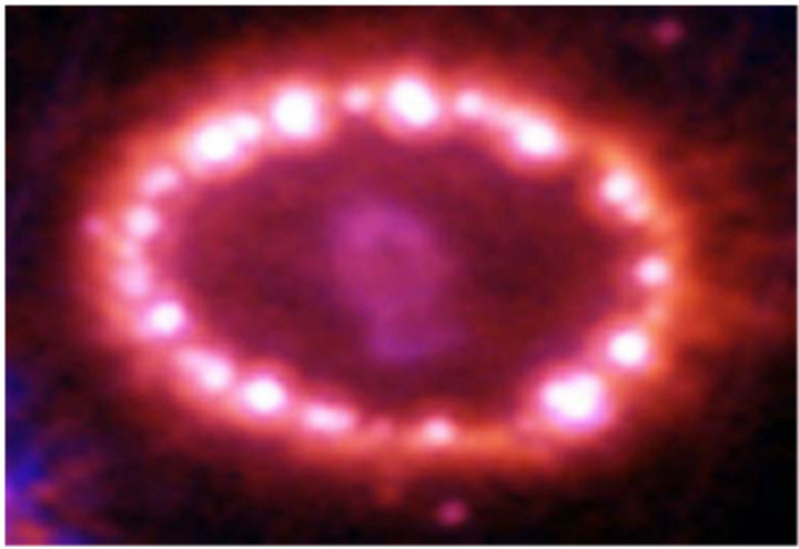 ESA - Hubble reveals structure of Supernova 1987A debris