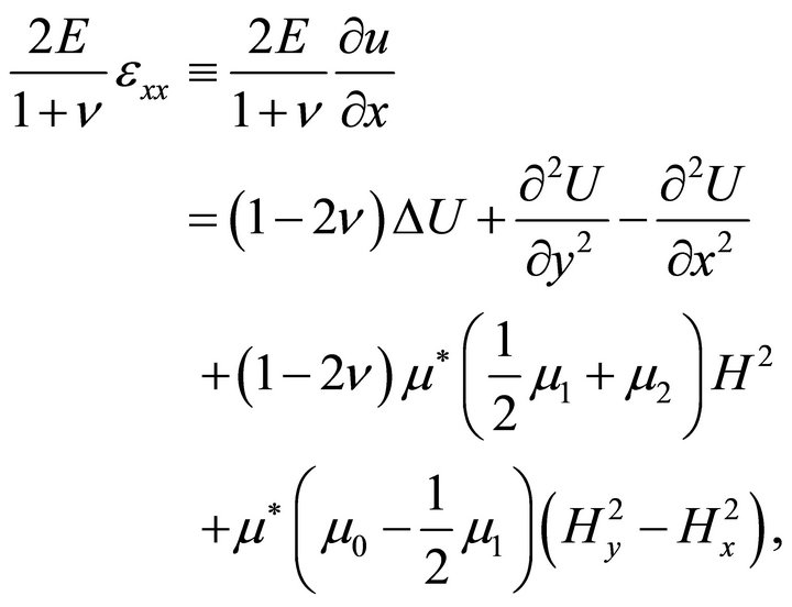 A Boundary Integral Formulation of the Plane Problem of Magneto ...
