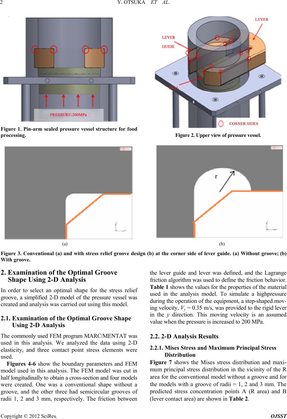 Design Optimization of Stress Relief Grooves in Lever Guide of Pressure