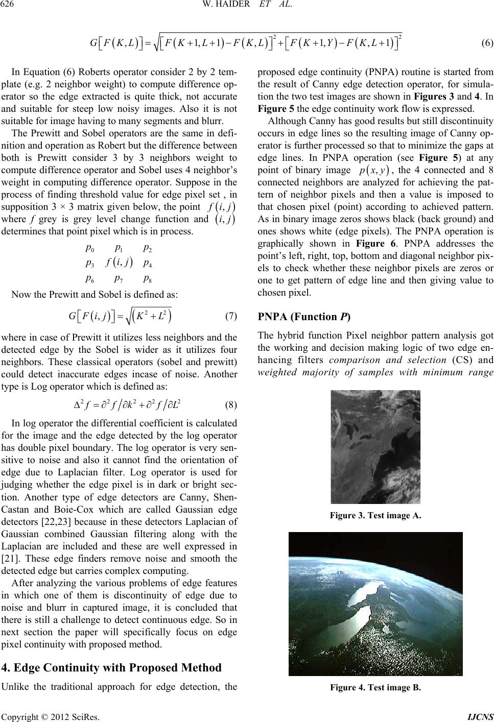 A Hybrid Method For Edge Continuity Based On Pixel Neighbors Pattern Analysis Pnpa For Remote Sensing Satellite Images