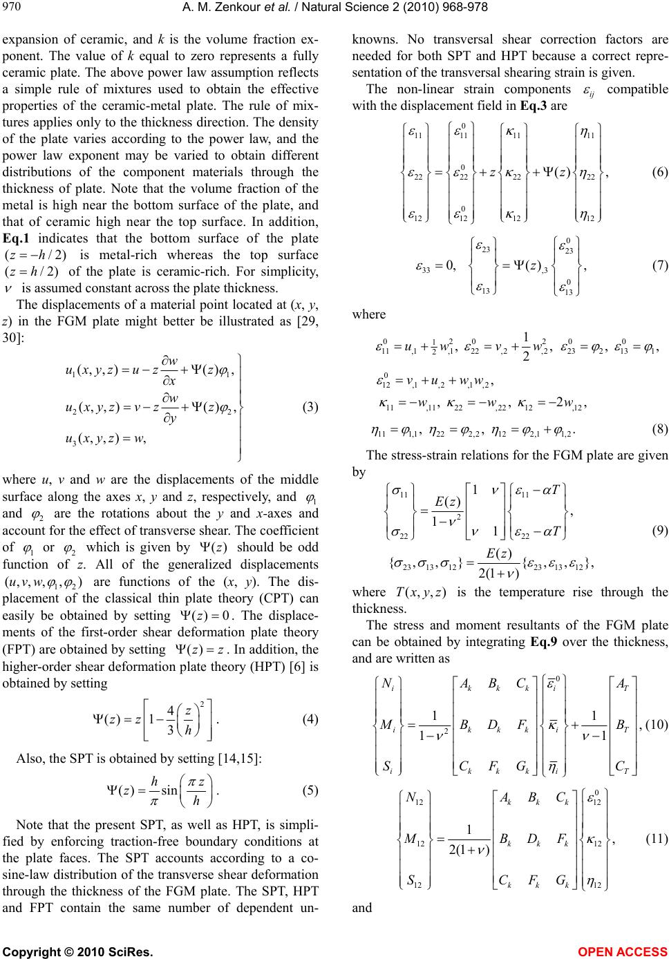 Thermal buckling analysis of ceramic-metal functionally graded plates