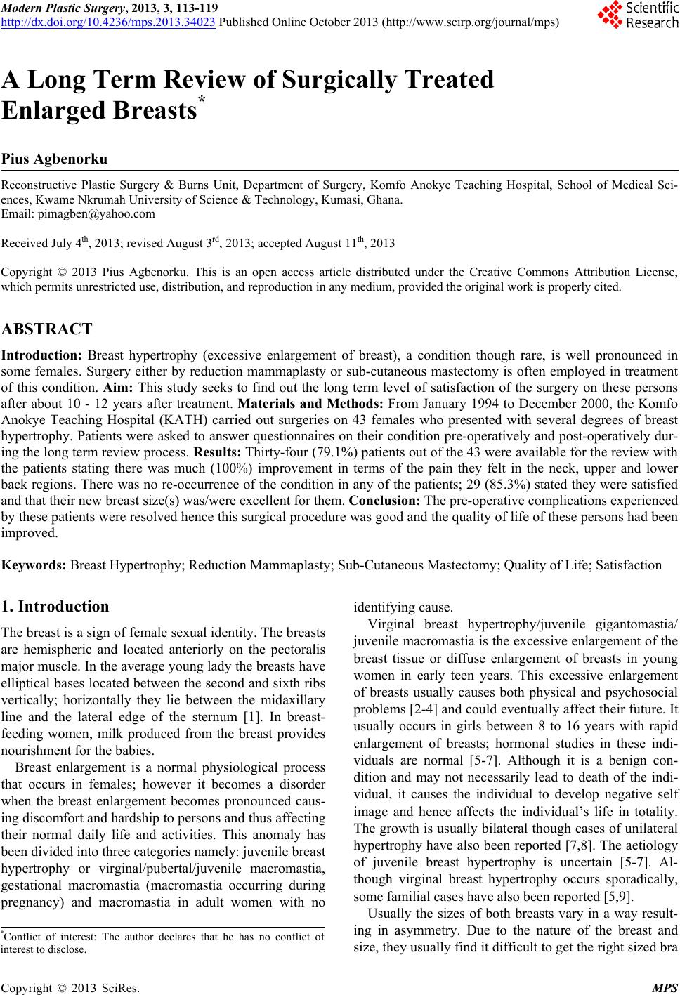 Critique essay cosmetic surgery and individual identity picture