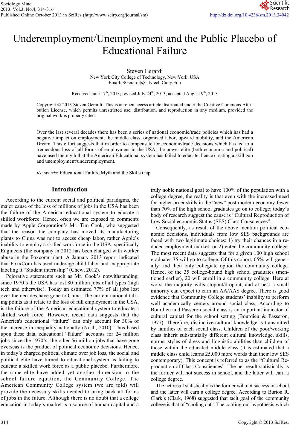 Essay about underemployment picture