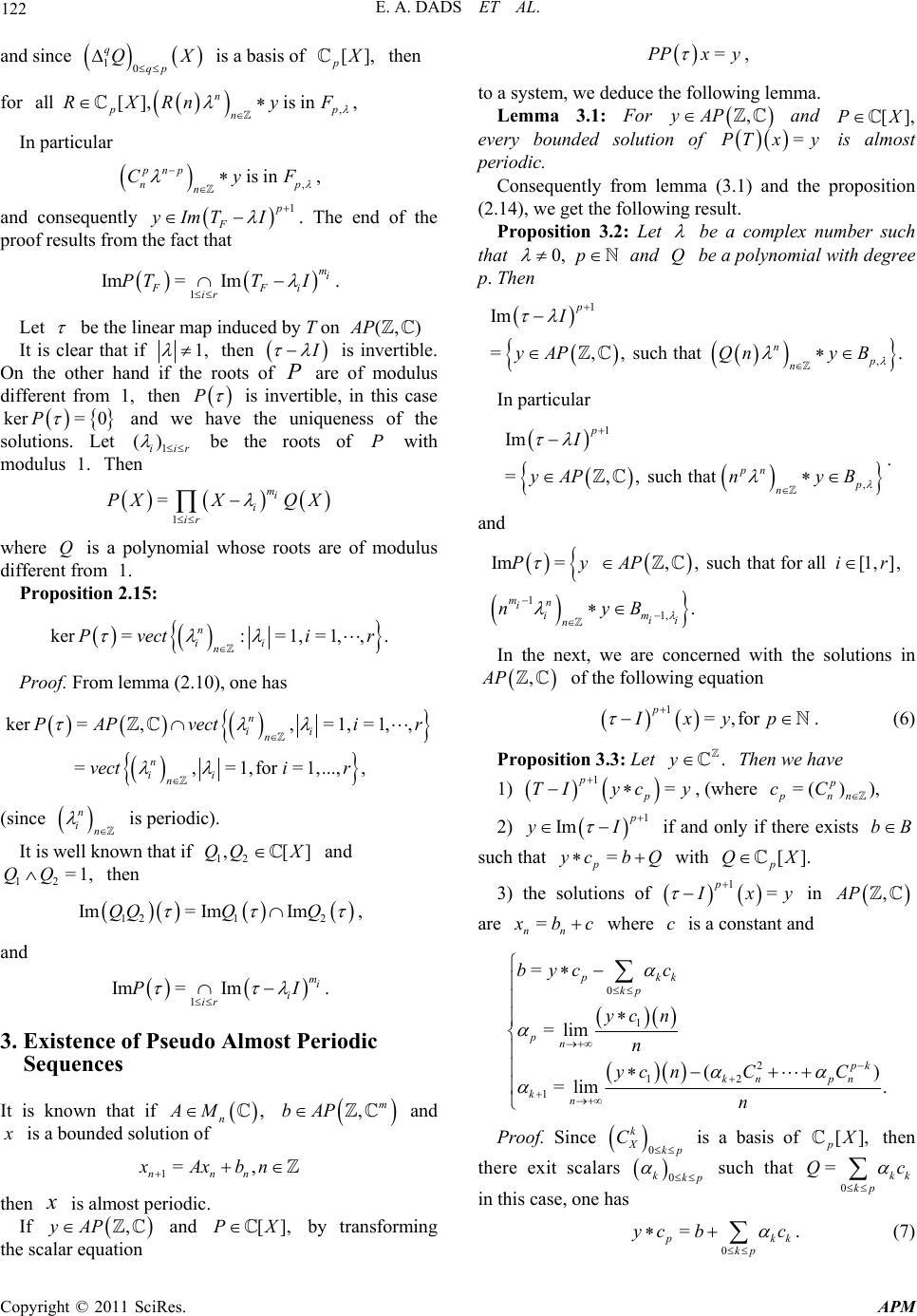Discrete Pseudo Almost Periodic Solutions For Some Difference Equations