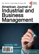American Journal of Industrial and Business Management