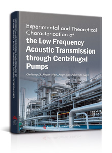 Experimental and Theoretical Characterization of the Low Frequency Acoustic Transmission through Centrifugal Pumps